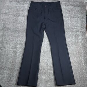 Levi's Dress Pants Men's 36x32 Navy Blue Purple Stitching‎ Straight Leg Vintage